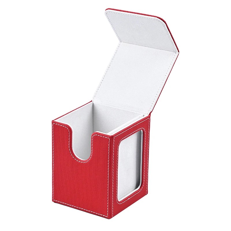Trading Card Deck Box for 120+ Single-Sleeved Cards – Magnetic