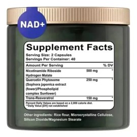 3 Frasco Nicotinamida Ribósido Liposomal + Resveratrol