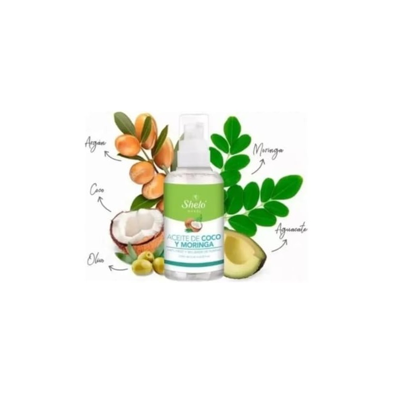 Pack 2 Pz Aceite Coco y Moringa Anti-Frizz S614-2
