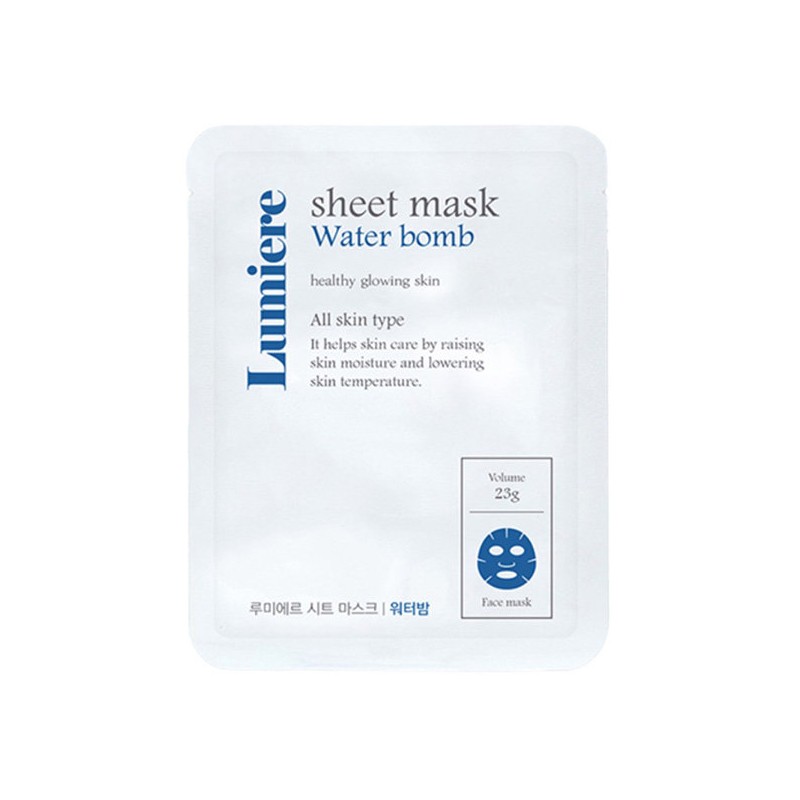 [Ready] Lumiere sheet mask pack 40 sheets Blemish Water Balm