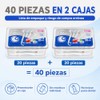 Mini Cepillos de Dientes Desechables 4 en 1 con Doble