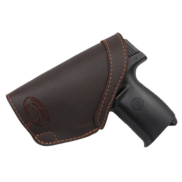 Barsony New Brown Leather Inside The Waistband Holster for Springfield Crimson Trace LG-469 Right