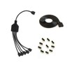 HUALAND 4 Pins Black RGB LED Splitter Cable LED Strip