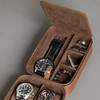 ROTHWELL 5 Watch Travel Case Storage Organizer for 5 Watches