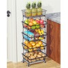 OKZEST 5 Tier Fruit Basket for Kitchen, Stackable Bins Wire