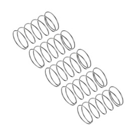 QUARKZMAN Pack of 5 Compression Spring 304 Stainless Steel Compression Springs Spring Spring Coil Spring Steel Spring 20 mm OD 1.2 mm Wire Size 50 mm Free Length Silver Tone