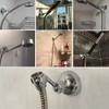 Universal Bathroom Adjustable Shower Head Wall Mount Holder Base Removable