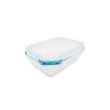 Steuber Cloc 620ml Rectangular Glass Food Storage Container 400°C