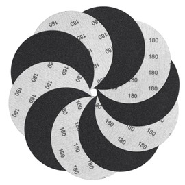 180 Grit 5 Inch Sanding Discs, VIBRATITE 70 Pieces Hook and Loop Wet Dry Sandpaper Round Sand Paper Pads for Orbital Sander Grinding Polishing Finishing