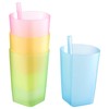 Cup Straw Cup Toddler Sippy Cups Stacking Sippy Cup 4pcs
