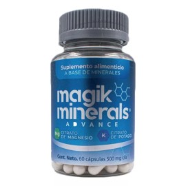 magic minerals Suplemento Vitamina C Magnesio Potasio- Magik Minerals 60cap