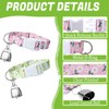 10 Pack Floral Goat Collars with Bells Adjustable Grazing Collar