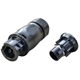 Yubaoly Betteri BC01 Power Connector Socket Mains Plug with End Cap in Set IP67 3-Pin 524-DE2