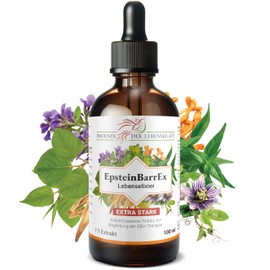 Phoenix der Lebenskraft EpsteinBarrEx Life Elixir - Highly Concentrated Herbal Lexir According to the Buhner Protocol - 8 Different Herbs in 1:1 Extract - Support for EBV