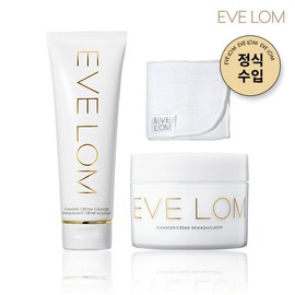 Eve Lom [Eve Lom] Cleansing Balm 20ml + Muslin Cloth (Small) + Foaming Cream Cleanser 120ml / [이브롬] 클렌징밤20ml+모슬린클로스(소)+포밍크림클렌저120ml