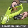 SnapFresh 20V Weed Wacker，2-in-1 Cordless 12" String Trimmer & Lawn