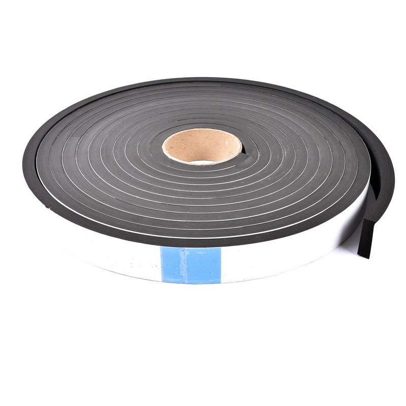 Sponge Neoprene Stripping W/Adhesive 1-1/2in Wide X 1/2in Thick X