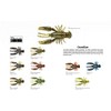 Yum Lures YCRB301 Craw Bug Fishing Bait, Black Neon, 3.25"