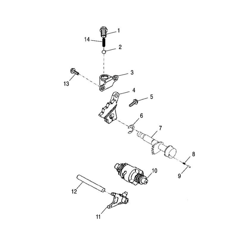 JW Transmission Shift Fork for 2009-2021 Polaris UTV RZR170 RZR