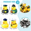 Motionchic 36 Pcs Cruise Ships Rubber Ducks Bulk with Sunglasses
