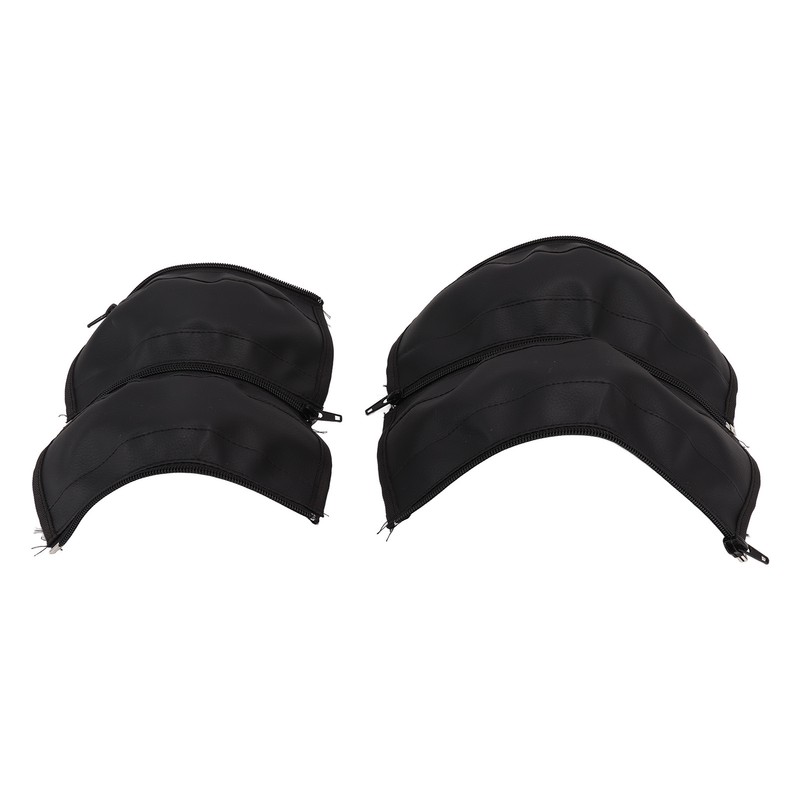 4pcs Stroller Handlebar Cover Waterproof Sweat Absorbing Strong Grip PU