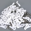 60pcs Window Screen Clips, White Storm Window Clips with 60