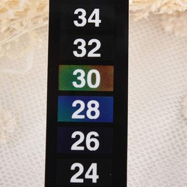 POPETPOP Traditional Stick on Digital Temperature Thermometer Strips Degrees Celsius System Display Pack of 10