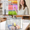 Hobekoee Hanging Yarn Storage Organizer 5 Tiers Large Capacity Over
