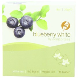 Adagio Teas Gourmet Tea Bags, Blueberry White, 15 Count