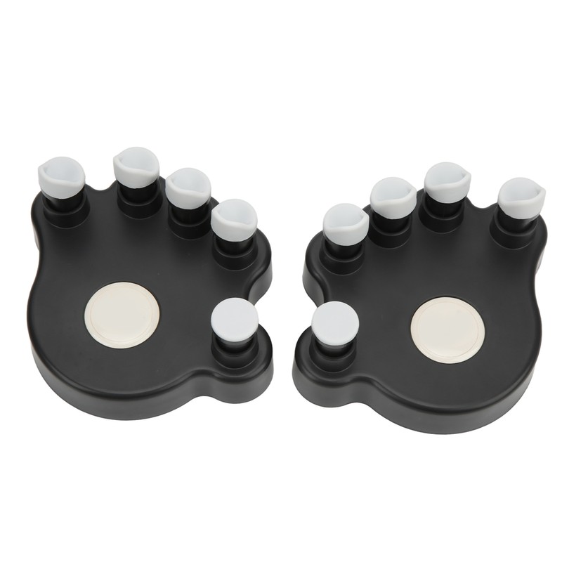 2PCS Piano Finger Exerciser Silicone Hand Grip Trainer Ergonomic Tension