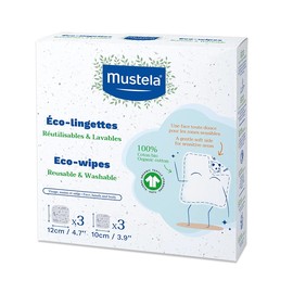 Mustela Reusable & Washable Eco-Wipes X 6