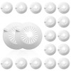 ZIOYA Pack of 30 Pipe Covers Radiator Rosette Radiator Pipe
