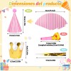 71pcs Gorros De Cumpleaños Y Silbatos Para Fiesta Infantiles
