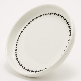 TAMAKI T-786345 Medium Plate Dot Circle Dot 7.7 x 1.1 inches (19.5 x 2.8 cm)