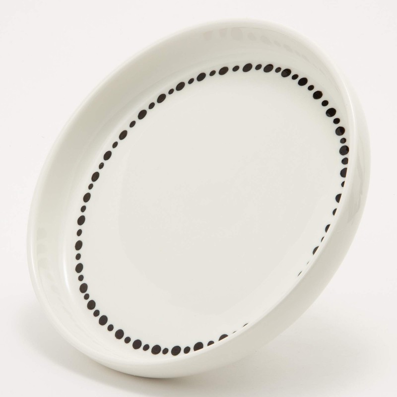 TAMAKI T-786345 Medium Plate Dot Circle Dot 7.7 x 1.1
