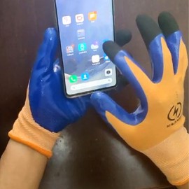 Pomya Guantes con Aislamiento Eléctrico, Guantes de Electricista Aislantes con Resistencia a Voltaje de 400V, Alto Voltaje, Guantes de Trabajo con Aislamiento Ignífugo, Pantalla Táctil