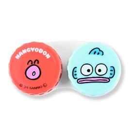 Pocahco-Dog Cinnamon-roll My-Meloday Kuormi-Bunny Hanging-Yodon Contact Lens Case - Left/Right Eyes Holder Container, Compact & Durable Holder for Travel - 2.6 x 0.7 x 1.3 inches (Hanging-Yodon)