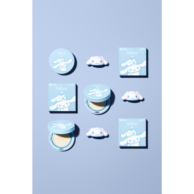 Green Finger Forest Sun Cushion Cinnamoroll Edition SPF50+ PA+++, 13g,