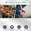 M METERXITY 3pcs 300mm Brass Round Tube 3mm OD 0.2mm