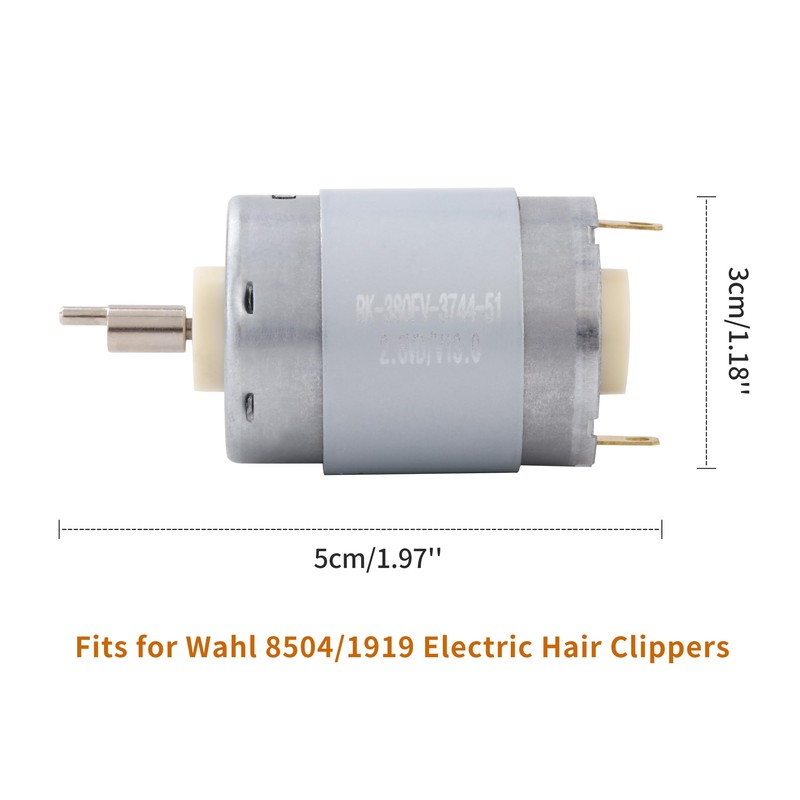 High-Speed 7200RPM 3.6V DC Motor, Fits for Wahl 8504/1919 Electric