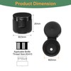 sourcing map 36pcs 20/410 Flips Top Caps for Bottles, Replacement