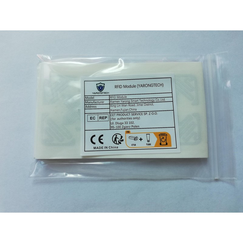 YARONGTECH RFID uhf Sticker 860-960MHz Monza 4 Impinj H47 Tag