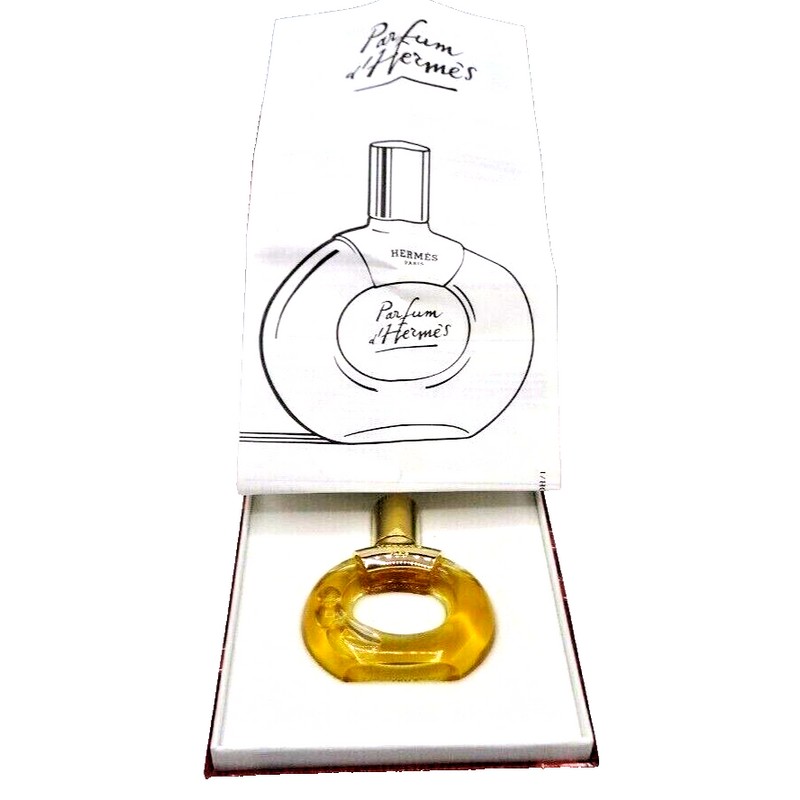HERMÈS RARE Vintage PARFUM D'HERMES by HERMES splash PURE PARFUM