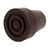 Qty: 4x Brown 19mm (3/4") Rubber Ferrules Tips for Walking
