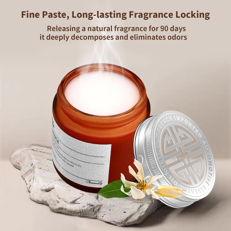 Solid Car Air Freshener Long-Lasting Scent for Home, Office &