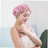 MERRYHAPY Double-layer Thicken Bath Cap Shower Hat for Adults Elastic