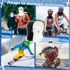 Jeere 2 Pack Faith Cross Sun Protection Face Cover Loose-Fitting