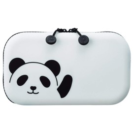 PuniLabo Panda Soft Silicone Zipper Pouch and Case for Pens, Pencils, Beauty Products and More