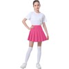 SANGTREE Women Hot Pink Pleated Tennis Skirts, High Waist Skater