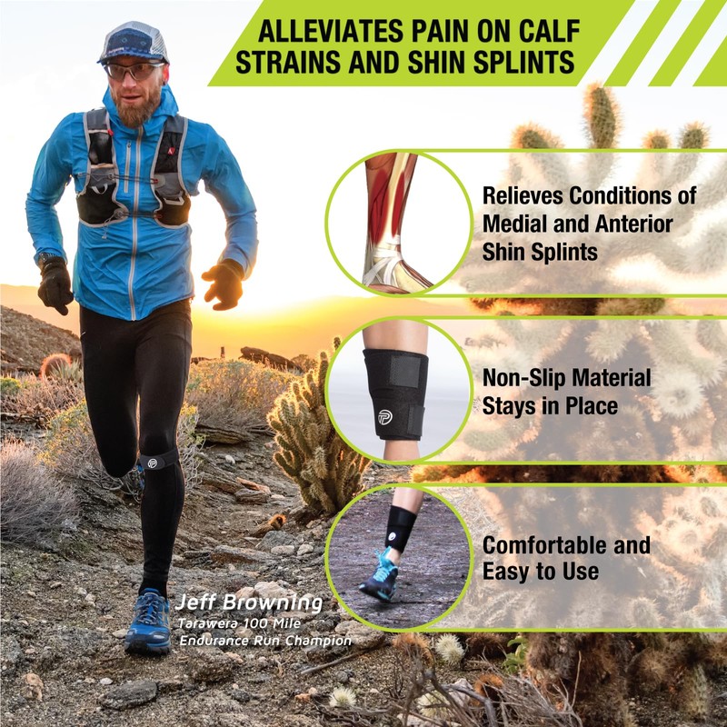 Pro-Tec Shin Splints Compression Wrap, Shin Splints Discomfort Relief, Shin